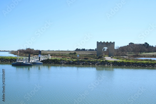 Villeneuve les Maguelone, a seaside resort in the south of Montpellier, Herault, France