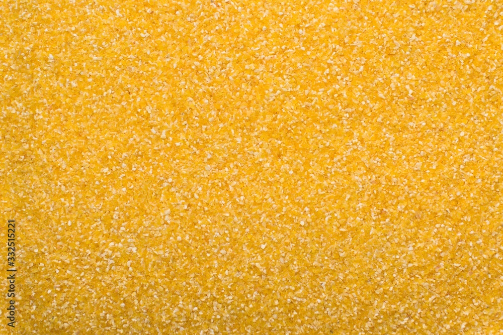 texture corn grits closeup
