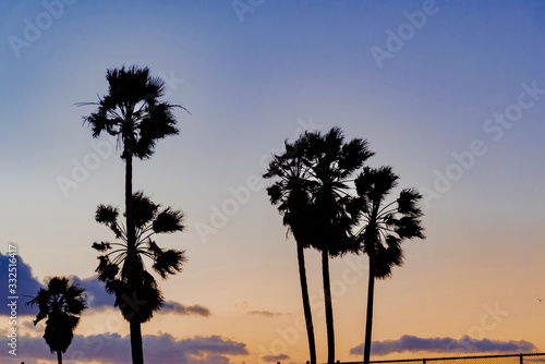 sunset un Venice Beach California