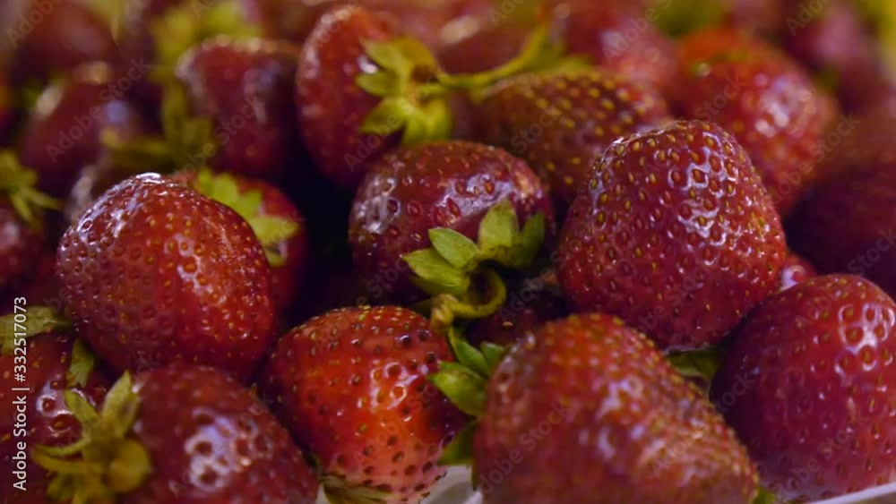 Strawberry. Beautiful juicy strawberries on the buffet table in a restaurant. Strawberry. Beautiful juicy strawberries on the buffet table in a restaurant.