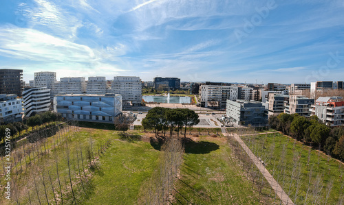 Montpellier vu du ciel - Hotel de ville Mtp