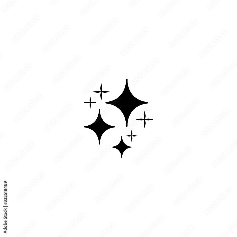 Sparkle flat icon Sparkle flat icon