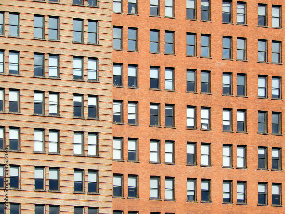 New York building windows, backgrounds and texture