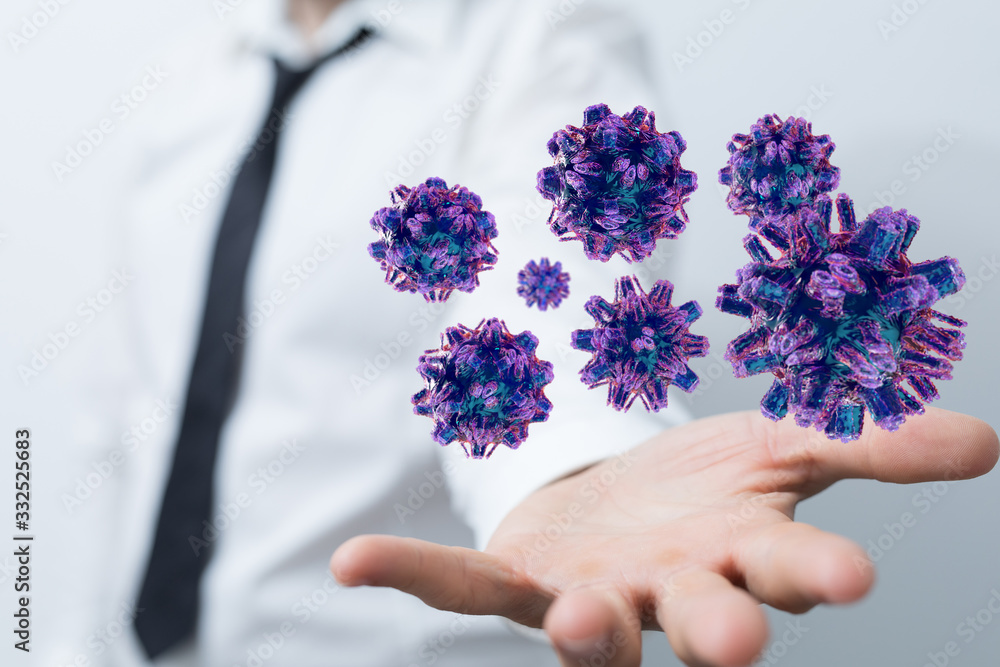 epidemic coronavirus digital 3d flu epidemic coronavirus digital 3d flu