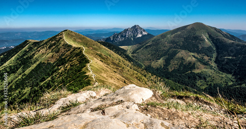 Bild auf Leinwand Small Fatra Ridge, view of Stoh and Velky Rozsutec