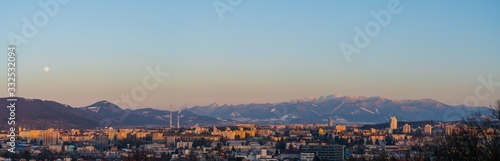 panorama of the city Žilina