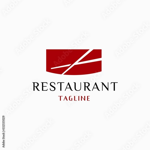 flat asian restaurant logo design inspiration . modern clean asian restaurant logo design