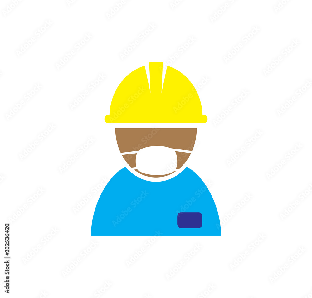 Mask icon vector logo design template Mask icon vector logo design template