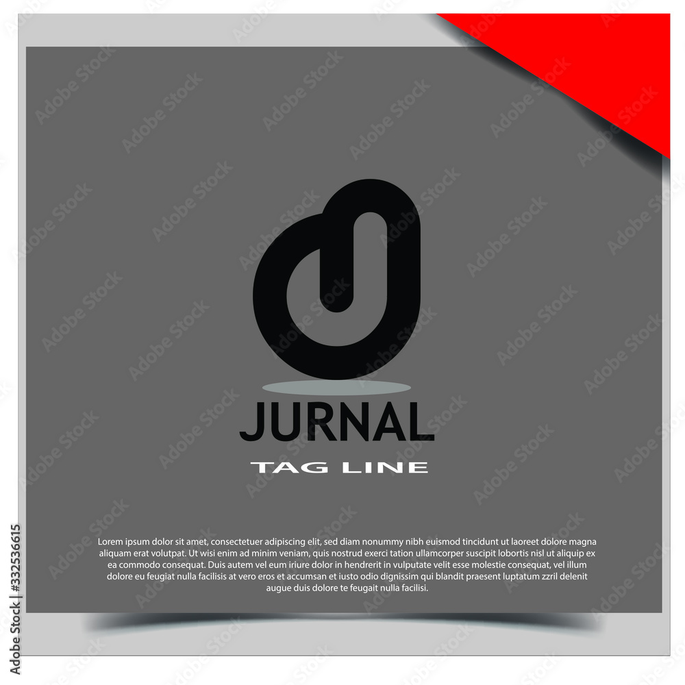 Obraz premium Abstract, modern letter decorative font with gradient and solid. Decorative monogram alphabet