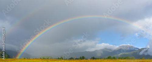 Rainbow Over Volcan Baru Panama Chiriqui photo