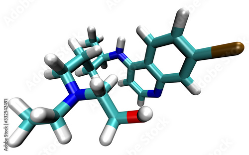 3D structure of Hydroxychloroquine, a perspective drug against the COVID-19 coronavirus disease and malaria