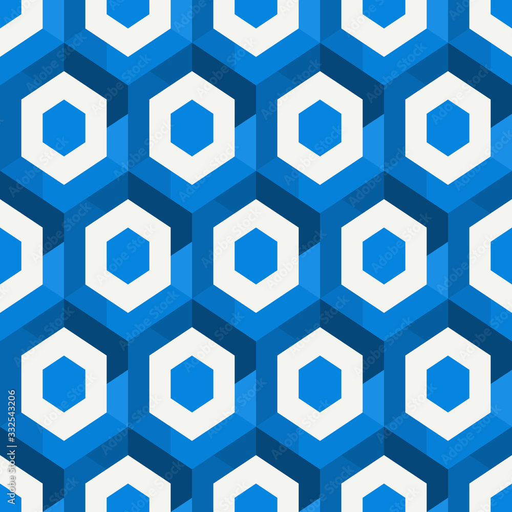 Contemporary honeycomb geometric pattern. Repeated hexagons ornament. Modern mosaic background. Seamless surface abstract design. Geo wallpaper. Digital paper, textile print. Vector art Contemporary honeycomb geometric pattern. Repeated hexagons ornament. Modern mosaic background. Seamless surface abstract design. Geo wallpaper. Digital paper, textile print. Vector art