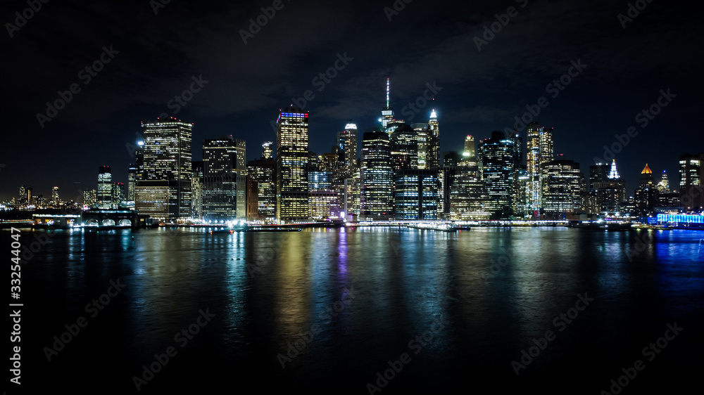 Fototapeta premium Manhattan Night