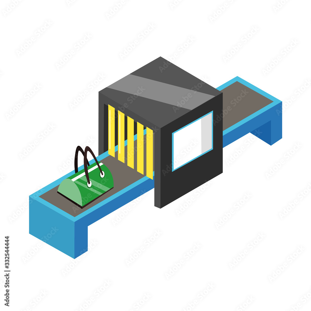 baggage controlling at the airport illustration design element. Luggage at the airport flat icon. baggage controlling at the airport illustration design element. Luggage at the airport flat icon.