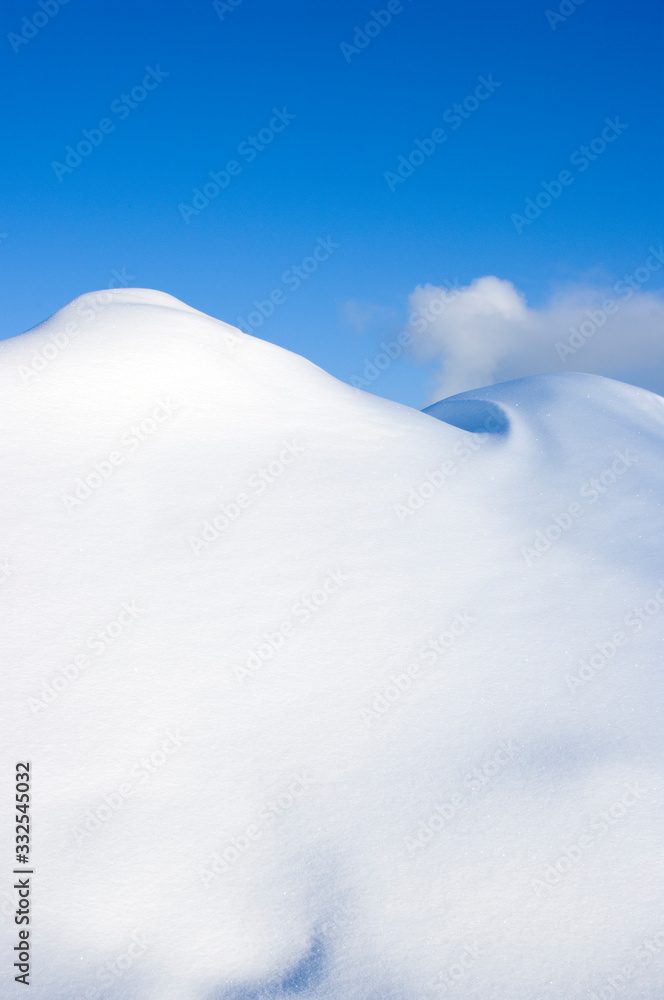 mountains and blue sky