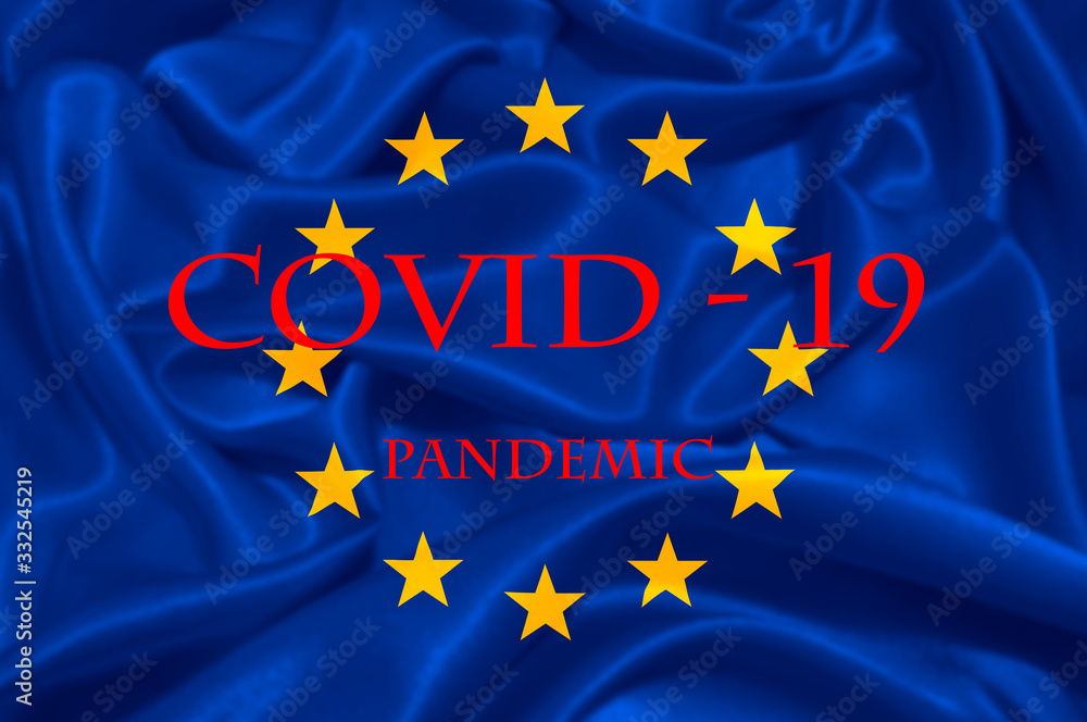 Coronavirus epidemic, word COVID-19. COVID-19 infection concept. Europe19 Coronavirus epidemic, word COVID-19. COVID-19 infection concept. Europe19