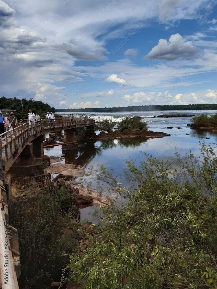 Fototapeta premium bridge over the river