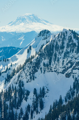 Mt. Rainier National Park in the Winter