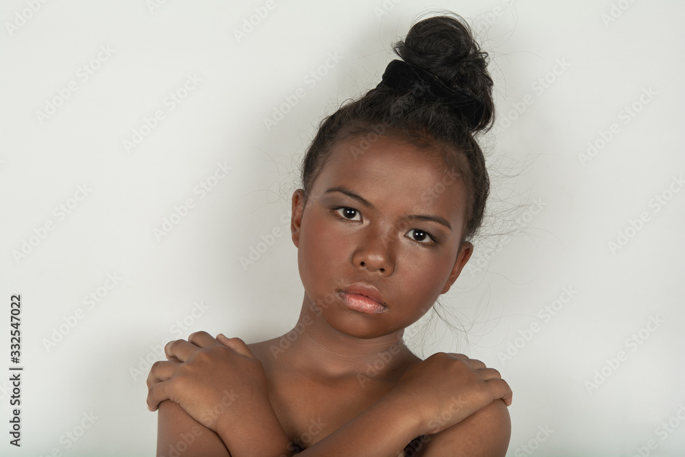 Thai face girl. Look still. Beautiful and bright. Childhood model In popular style The naturalness of skin. Thai face girl. Look still. Beautiful and bright. Childhood model In popular style The naturalness of skin.