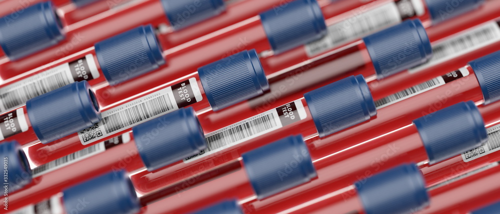 Abstract blood test tubes pattern background Abstract blood test tubes pattern background