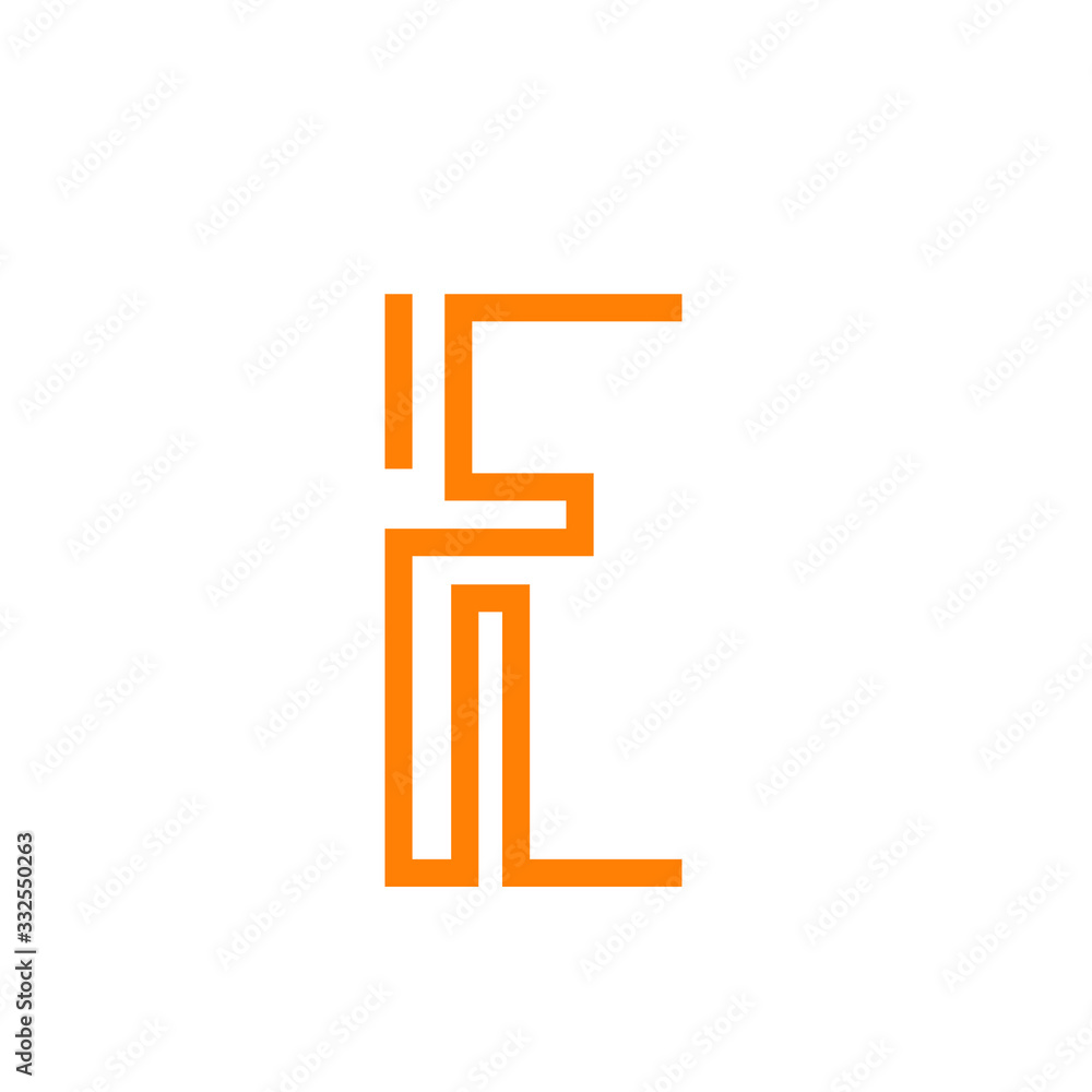 Abstract, modern letter decorative font with gradient and solid. Decorative monogram alphabet Abstract, modern letter decorative font with gradient and solid. Decorative monogram alphabet