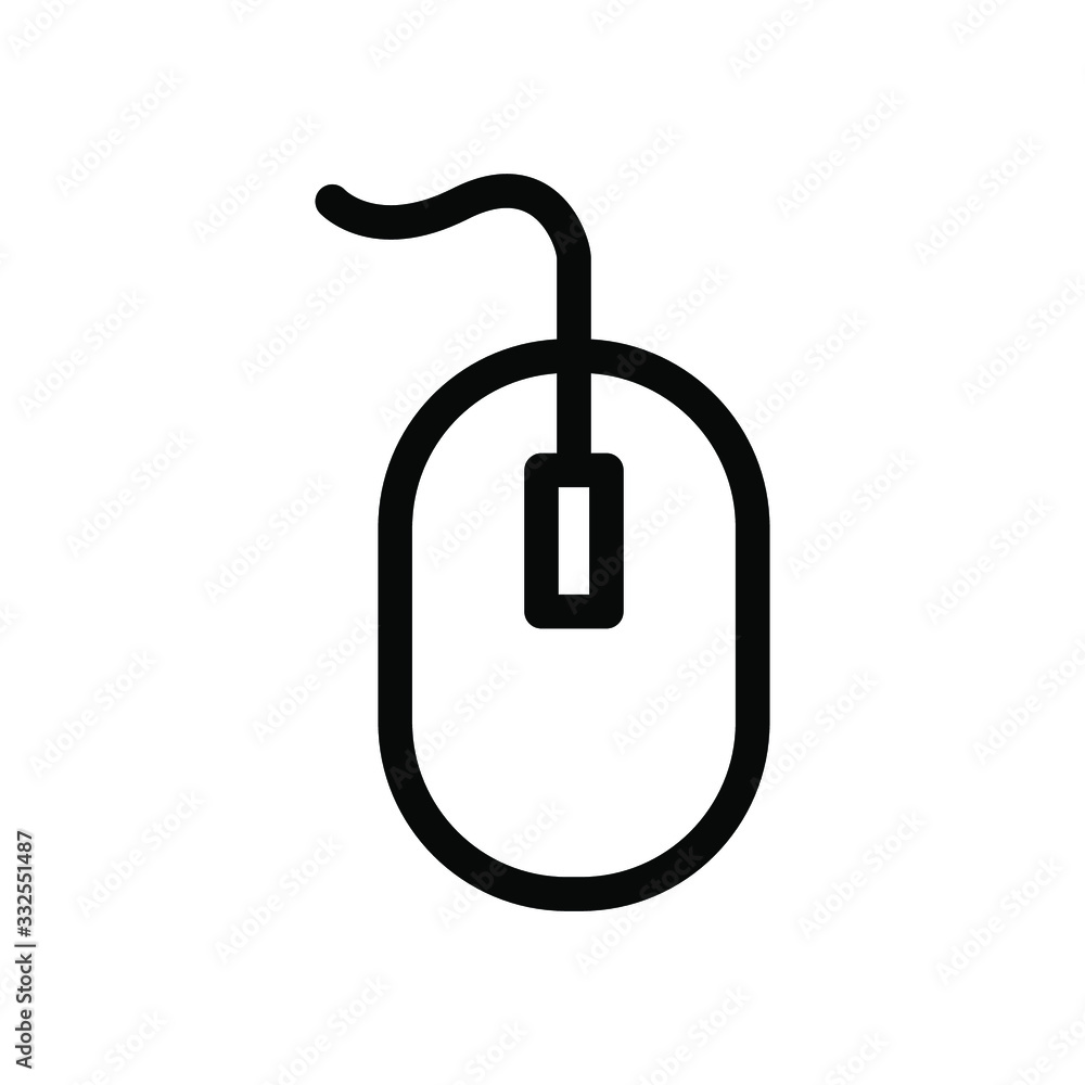 Mouse icon , business office , click cursor template logo emblem isolated vector illustration , outline solid background white Mouse icon , business office , click cursor template logo emblem isolated vector illustration , outline solid background white