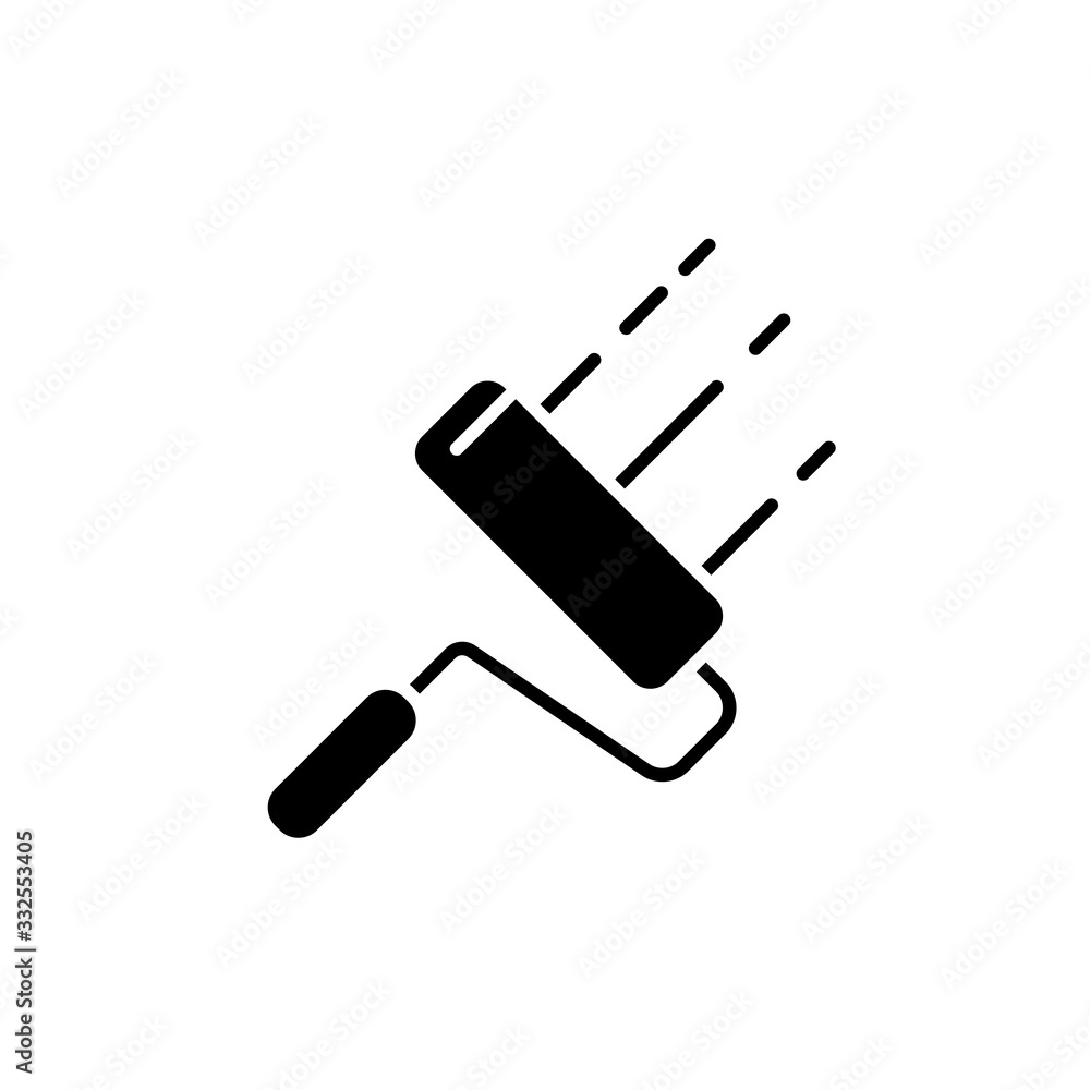 Vector illustration, paintbrush icon design Vector illustration, paintbrush icon design