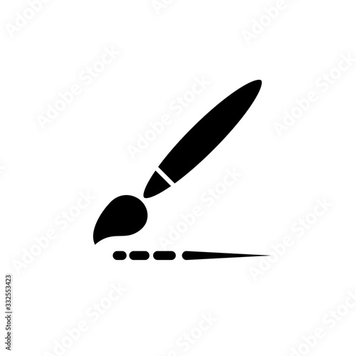 Vector illustration, paintbrush icon design