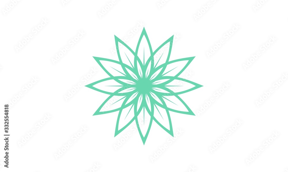 Modern cannabis weed leaf illustration vector Modern cannabis weed leaf illustration vector