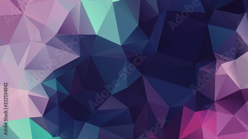 Abstract Color Polygon Background Design, Abstract Geometric Origami Style With Gradient