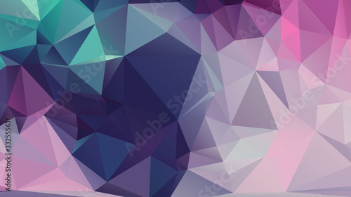 Abstract Color Polygon Background Design, Abstract Geometric Origami Style With Gradient