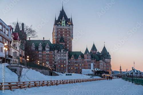 Street of Quebec old city