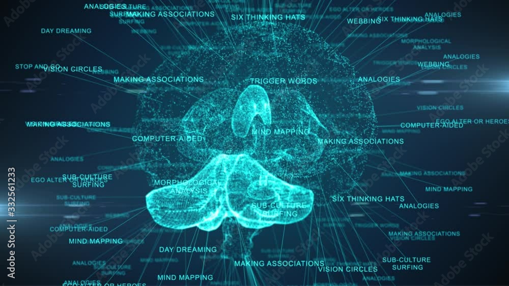 Problem solving Creative thinking Brainstorming ideas animation Stock ...