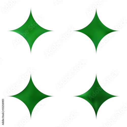 Kit of diamond-shaped gradient backgrounds.