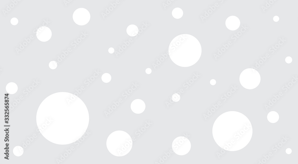abstract white polka dot on grey pastel soft for background, polka dot white pattern cute, random scattered dots, grey soft and white polka dot pattern for confetti wallpaper