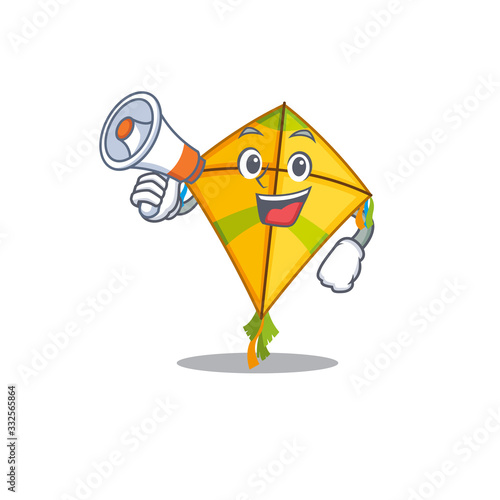 An icon of kite holding a megaphone photo