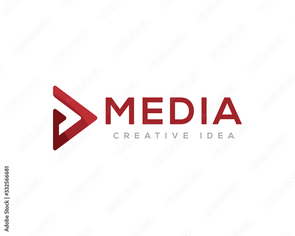 Media Player Logo Icon Design Vector Media Player Logo Icon Design Vector