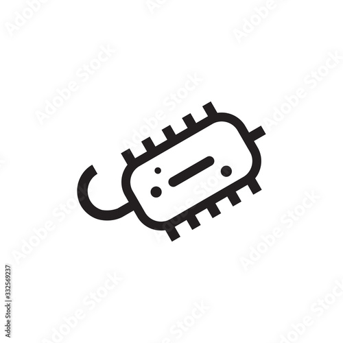 bacterium icon , bacteria icon