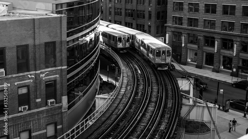 Photography Chicago L train