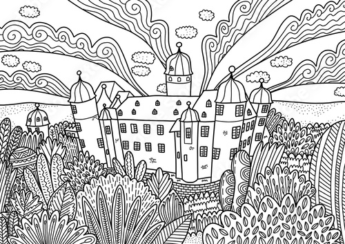 Castle Coloring Book