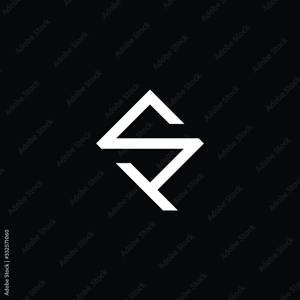 Minimal elegant monogram art logo. Outstanding professional trendy awesome artistic SY YS initial based Alphabet icon logo. Premium Business logo White color on black background Minimal elegant monogram art logo. Outstanding professional trendy awesome artistic SY YS initial based Alphabet icon logo. Premium Business logo White color on black background