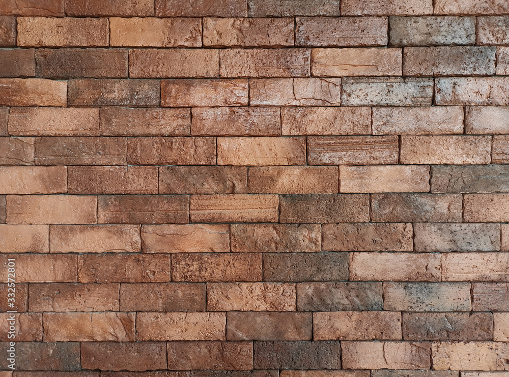 Brown brick wall texture background Brown brick wall texture background
