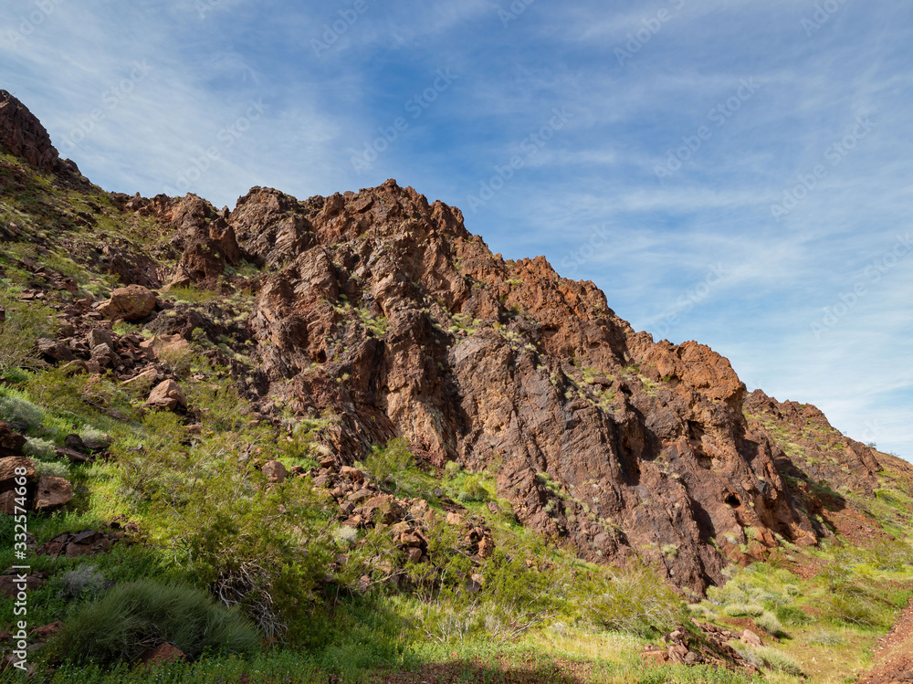 Beautiful nature landscape around Historic Railroad Hiking Trail