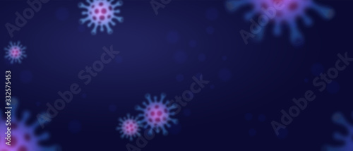 Virus epidemic coronavirus COVID-19 realistic background
