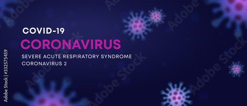 Virus epidemic coronavirus COVID-19 realistic background