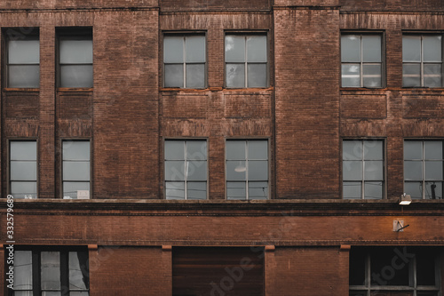 windows of an old industrial building