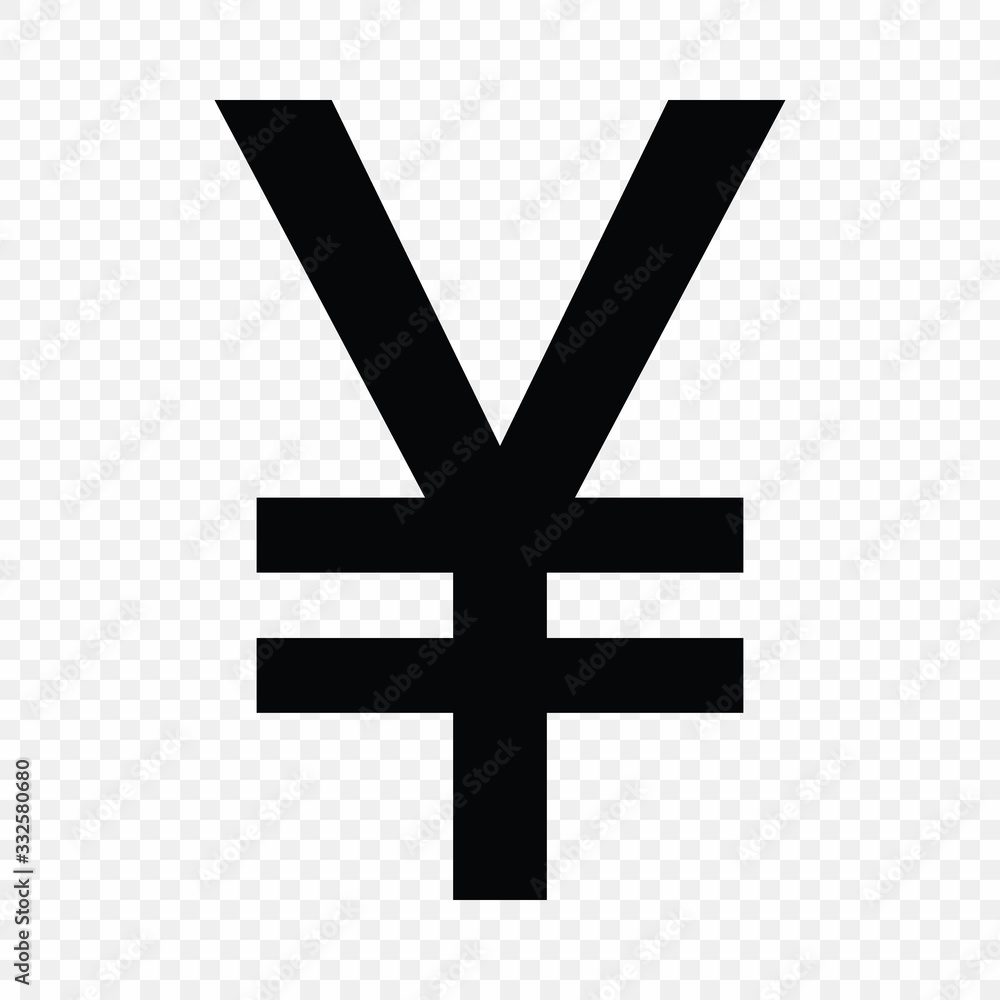 Obraz premium Japanese jena Currency symbol icon