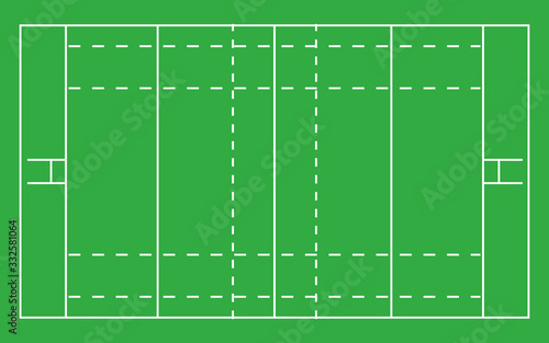 Rugby field . photo