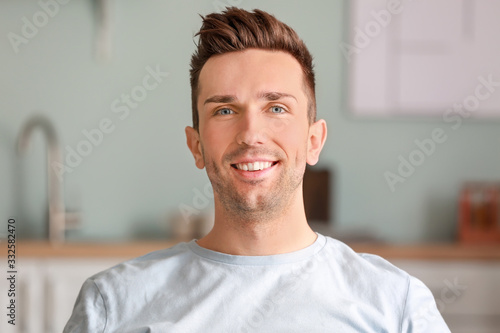 Handsome young man with hea...