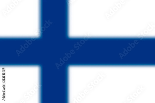 Blurred background with flag Finland